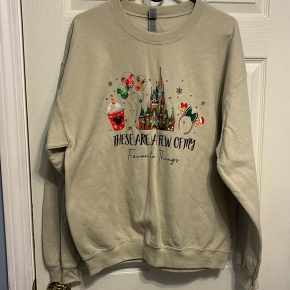 NWOT Disney Holiday “These are a few of my favorite things” Sweatshirt - Picture 1 of 3